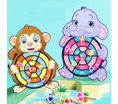 Target Sticky Ball Diana para dardos, lanzamiento creativo, fiesta, deportes al aire libre, juguetes de tela para interiores, juegos de mesa educativos para niños, baloncesto B
