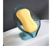 Caja de jabón de la ventosa doméstica para la ducha del baño Soporte de jabón portátil Bandeja antideslizante de plástico para accesorios de baño de cocina