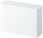 Estuche para filtro de café Yamazaki Jitsugyo con tapa y protector de polvo, color blanco, modelo Tower 3817 blanco