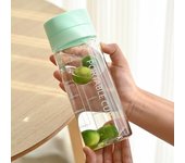 Botella de agua deportiva de gran capacidad para exteriores, vaso de plástico para fregar, vaso de agua portátil anticaída, vasos para beber con aire blanco
