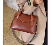 Bolso de mano de piel de vaca pura de gran capacidad con doble diagonal para mujer, bolso de hombro sencillo e informal de cuero genuino de cien partidos negro