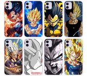 Funda DT47 Dragon Ball Vegeta para Samsung A04 A14 A23 A34 A54 M23 M33 M52 M53 Realme 10 9 C30S C35 C55 VIVO Y02S Y21 Y33S Y51 X80 Pro Funda transparente Tecno Spark GO 2023 capri