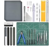 Kit de herramientas para recortar y desbarbar modelos Juego de herramientas para pulir y esmerilar modelos de construcción y montaje One Size