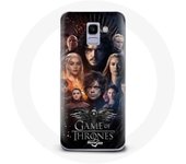Coque pour Samsung Galaxy A8 2018 Game of Thrones Saison 8 Le Trône de Fer L'affiche de L'équipage L