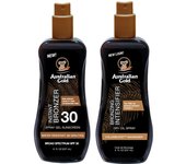 Australian Gold spray gel SPF30 + Acelerador de bronceado en spray de aceite seco