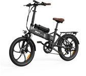 PVY Z20 MAX Adult Folding City Electric Bicycle 750W Motor 36V15AH Dual Battery Off-Road Electric Bike 20 Inch Pneumatic tire  Mountain e-Bike gris