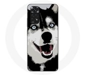 Coque pour Xiaomi Redmi Note 11 4G Husky de Sibérie Yeux Bleus