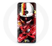 Coque pour Huawei p30 Formule 1 Sebastian Vettel F1 Rouge