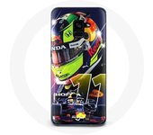 Coque pour Samsung Galaxy A8 Plus Formule 1 Sergio Pérez Pilote automobile F1