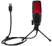 Micrófono USB ME3, Kit de micrófono para ordenador con trípode, reducción de ruido de 192kHz/24 bits, Plug & Play para negro