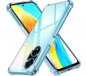 Funda de teléfono transparente de silicona gruesa a prueba de golpes para Oppo A98 5G A79 5G A60 4G A59 5G A78 A38 4G A57s A17 funda protectora trasera Oppo A38 4G transparente