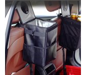 Cubo de basura portátil para coche, organizador de residuos, bolsa de basura, cubo de basura, cubo de basura premium, contenedor a prueba de fugas, colgante