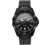 Reloj Armani Exchange AX1952 100M para hombre, de cuarzo, acero inoxidable negro y esfera gris gris