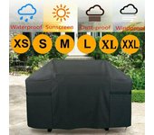 Cubiertas para barbacoa XS-XXXL, resistentes al agua, para Patio, barbacoa, ahumador de Gas, parrilla para jardín 58x77cm negro