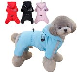 Mono cálido de invierno para perros, ropa impermeable para mascotas, chaqueta, monos para Schnauzer y Chihuahua para perros pequeños y medianos, monos para bulldog francés S