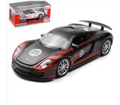 Modelo de supercoche Martini a escala 1/32, juguetes fundidos a presión de aleación con vehículos de simulación, sonido y luz con retroceso, colección infantil, regalo para niños #25,1/32-14.5x6.5x3.8cm negro/rojo