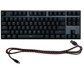 Teclado para juegos HyperX Alloy FPS RGB Kailh Silver para gamers Puerto de carga USB Retroiluminación LED Garantía de 2 años 104 teclas Tamaño completo HX-KB1SS2-US