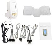 Máquina de belleza para adelgazar el cuerpo con instrumento de limpieza de grasa multipolar RF para lifting de piel EU Plug negro
