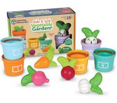 Recursos de aprendizaje Conejo y verduras: Juego de escondite para huertos Juego de números Juego de colores LER3604 Producto original y