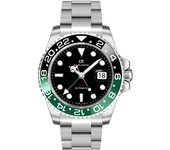 Reloj HAMAYOTA Función GMT Reloj Automático Sprite Bisel Giratorio de Cerámica Reloj de Buceo para Hombre