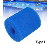 Cartucho de espuma de esponja lavable, filtro de espuma reutilizable para piscina adecuada azul