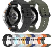 Correa de silicona original para Samsung Galaxy Watch 7 FE 6 4 Classic 5 pro 44 mm 40 mm 43 mm 47 mm 45 mm Pulsera Galaxy Watch6 7 Correa Galaxy Watch7 44mm blanco