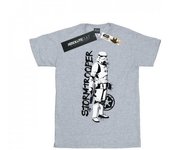 Star Wars Boys The Mandalorian Splat Stormtrooper T-Shirt 9-11 Years blanco
