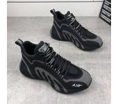 Zapatillas de deporte de moda para hombre, zapatillas de correr informales, ligeras y transpirables, zapatillas de deporte para hombre, zapatillas de plataforma con cordones, calzado, zapatos para hombre 39 verde oscuro
