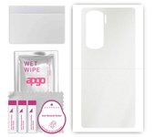 apgo Protective Skin Sticker for the back compatible with Honor X50i, Wrap Film, Foil, Vinyl - Pattern Matte Transparent