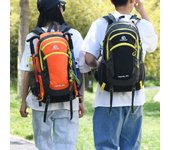 Mochila de senderismo 40L impermeable mochila de viaje al aire libre mochila de camping para mujeres hombres azul oscuro