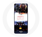 Coque Vivo Y72 Formule 1 Max Verstappen Pilote de F1 noir rouge et jaune