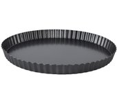 Molde para tartas, quiche, antiadherente, para hornear, hondo, con fondo extraíble 10inch