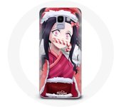 Coque pour Samsung Galaxy A8 2018 Anime Demon Slayer Kamado Nezuko Le jour de Noël 2023