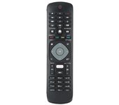 Mando a distancia para televisor Philips NETFLIX, color negro, 10 m 33 pies blanco