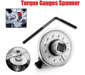 Llave dinamométrica angular para coche, medidor de torque, calibrado en grados, herramienta de reparación para garaje