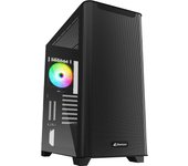 Caja para PC Sharkoon Mid Tower M30 RGB Panel frontal de malla Panel lateral de vidrio templado Compatible con estándares 1 Ventilador PWM de 120 mm ARGB de 120 mm Equipado de serie