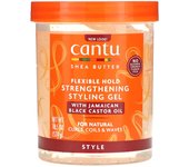 Cantu, shea butter, flexible hold strengthening styling gel, 524g (18.5oz)