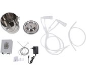 Ordeñadora de cabras portátil de 7 l, recargable, con succión ajustable, de acero inoxidable, automática EU Plug