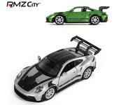 Simulación RMZ 1:Modelo de coche deportivo Porsche GT3 RS de aleación 36, juguete decorativo para coche, modelo de coche de juguete extraíble, como regalo de cumpleaños o de Halloween