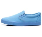 Zapatos de lona blancos para mujer Versión coreana de cómodos zapatos casuales de tacón plano Verano 35 lazur