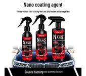 Aclarador de pintura nano para automóviles y recubrimiento antiincrustante en aerosol: abrillantador de vidrios repelente al agua 250ml
