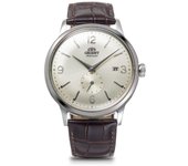 Reloj automático ORIENT Bambino para hombre, esfera marfil mecánica, incluye garantía del fabricante nacional, RN-AP0003S