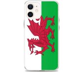 Coque iPhone - Drapeau Pays de Galles - XR - Souple - Diseño de aleta - Plastique transparente