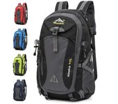 Mochila Weysfor impermeable de 40L para hombre, mochila de viaje, bolsa deportiva, Montañismo al aire libre, senderismo, escalada, Camping, mochila para hombre negro