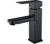 Grifo De fregadero De níquel cepillado negro para baño, grifo De lavabo De un solo Mango, grifo mezclador para lavabo Torneira Gourmet De Cozinha Black
