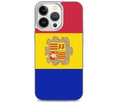 Funda iPhone - Andorra - Drapeau - Souple - Multicolor - Compatible iPhone 13 Pro