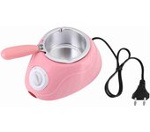 Máquina eléctrica para derretir chocolate y dulces, herramienta de cocina con juego de moldes para hacerlo tú mismo (Rosado)