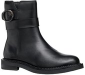 Geox Botines de charol Serilda para mujer/señoras 6 UK negro