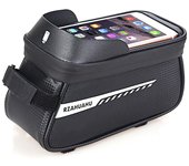Bolsa para bicicleta, bolsa para teléfono, impermeable, para tubo superior delantero de bicicleta de montaña, soporte para teléfono con pantalla táctil para ciclismo, bolsa para bicicleta de carretera