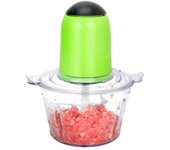 Picadora eléctrica de alimentos de 220V, 2L, 300W, picadora de carne, máquina de procesador rápido para cocina doméstica, Navidad EU verde